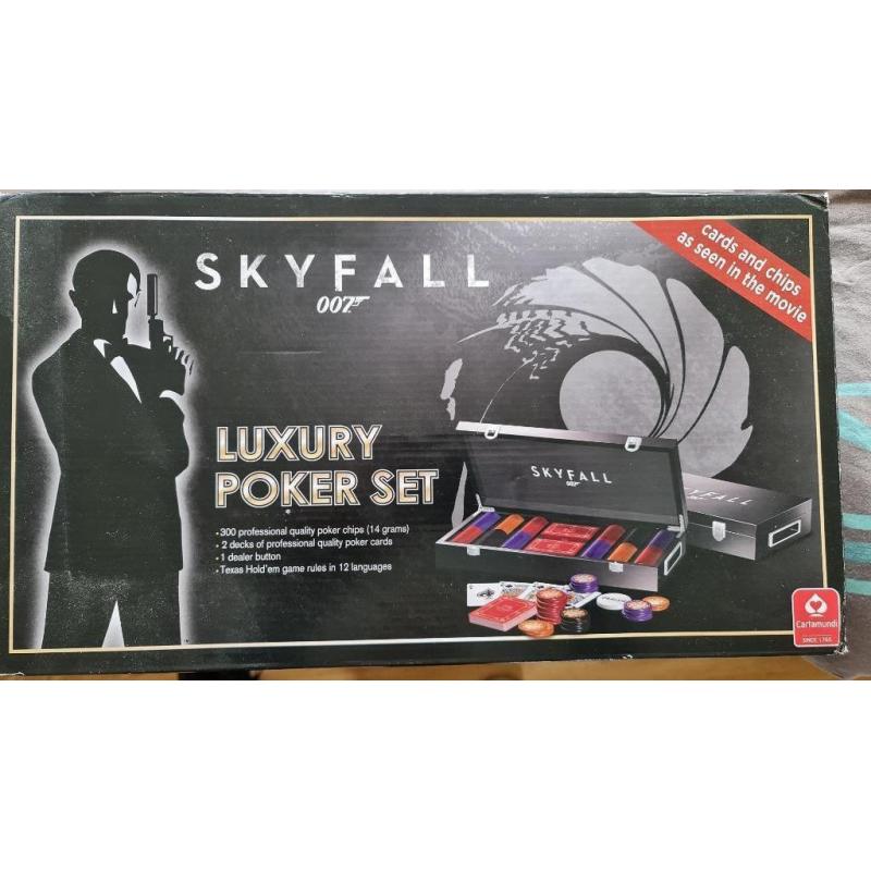 Valise Poker de luxe SkyFall série limitée