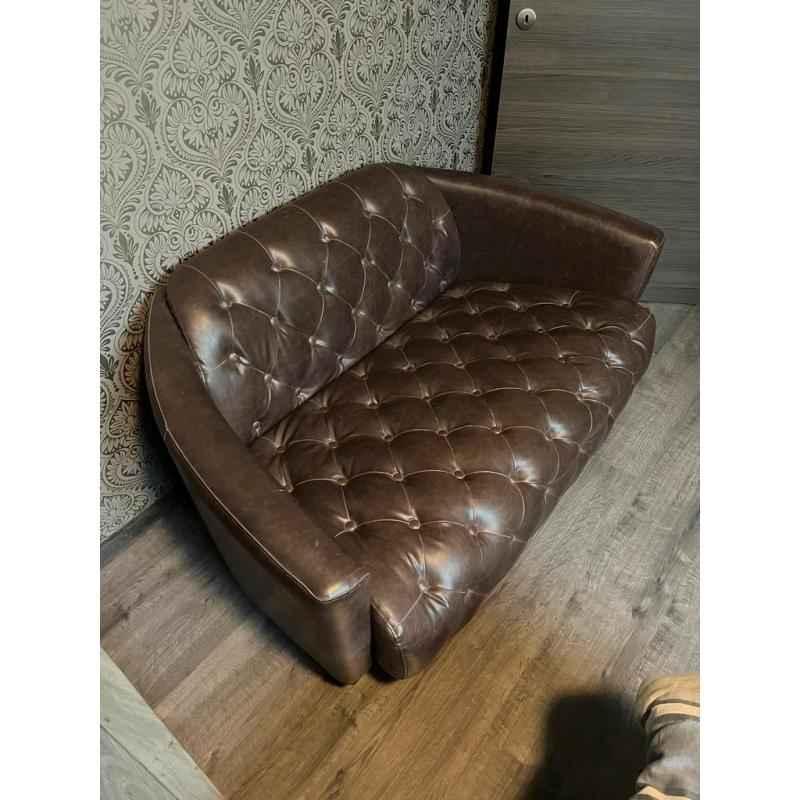Vintage canapé type Chesterfield